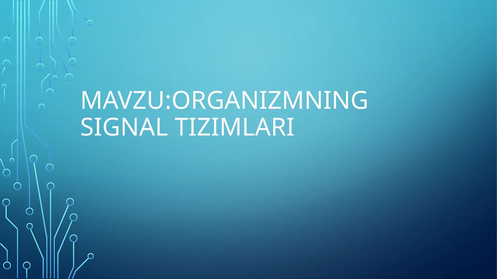 organizmningsignaltizimlari