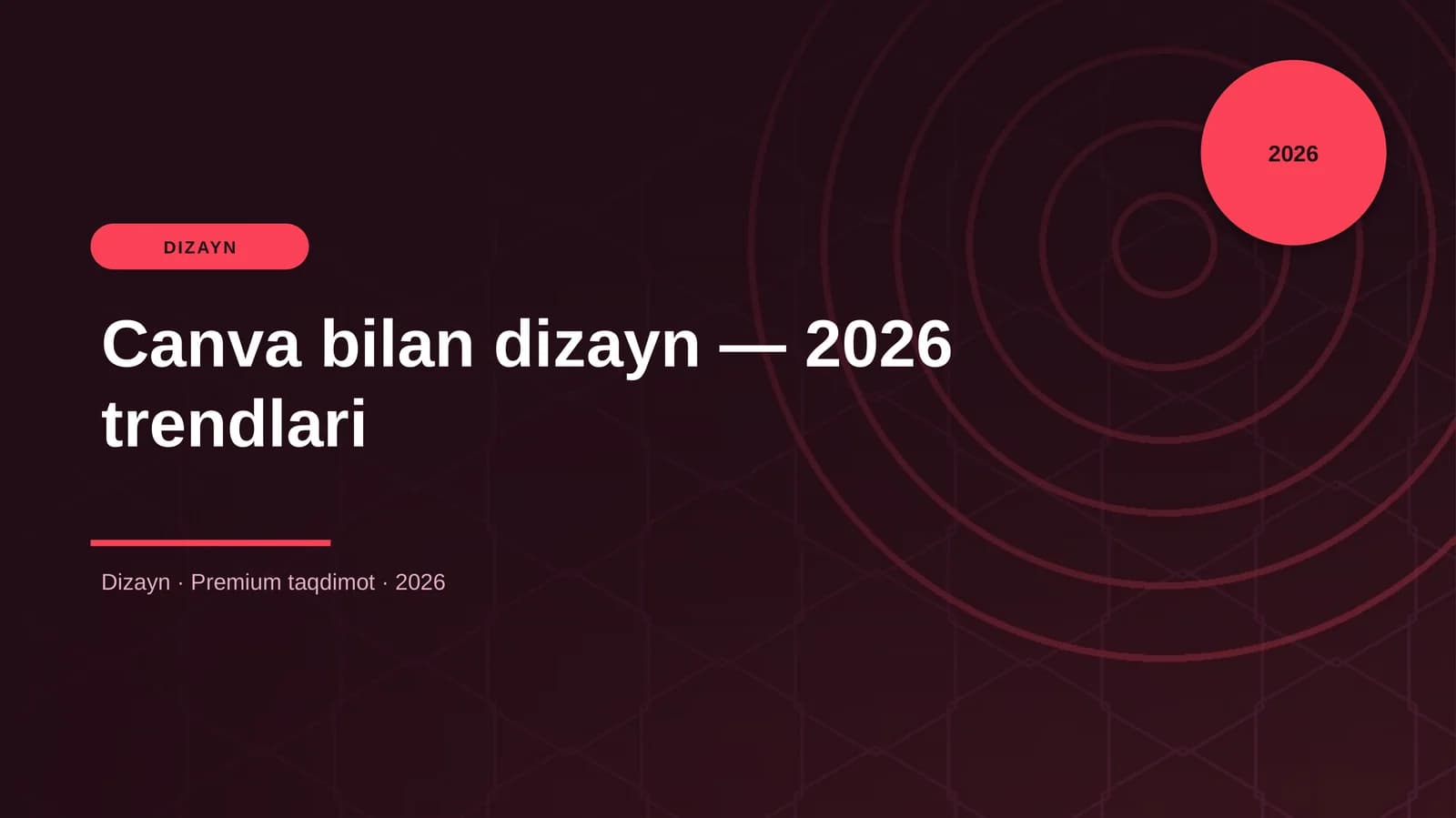 Canva bilan dizayn — 2026 trendlari