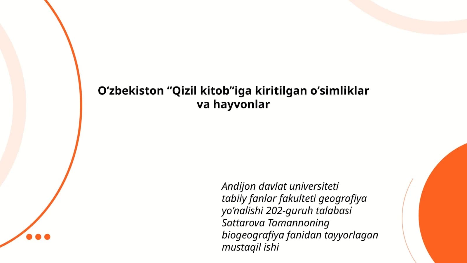 Mustaqil ish