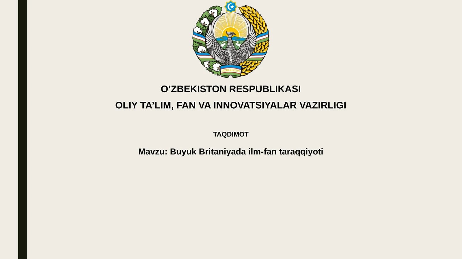 Buyuk Britaniyada ilm-fan tarixi