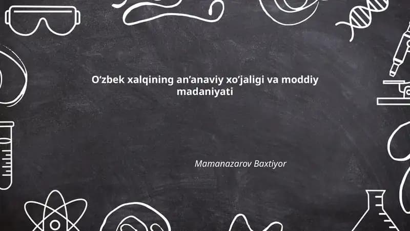 An’anaviy dehqonchilik tizimi