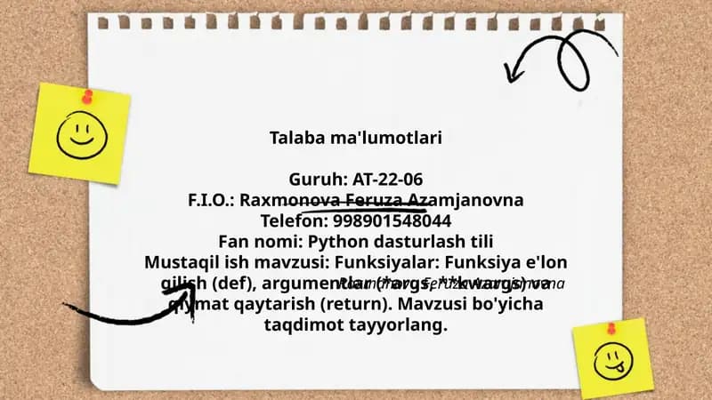 Python dasturlash tili