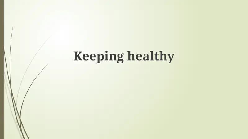 Keepinghealthy