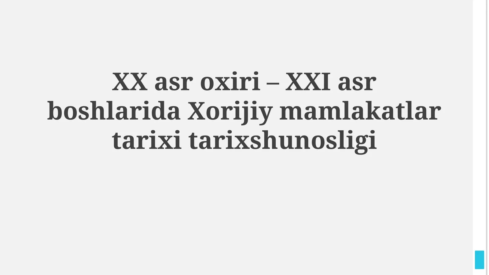 Metodologik o'zgarishlar va yangi yo'nalishlar