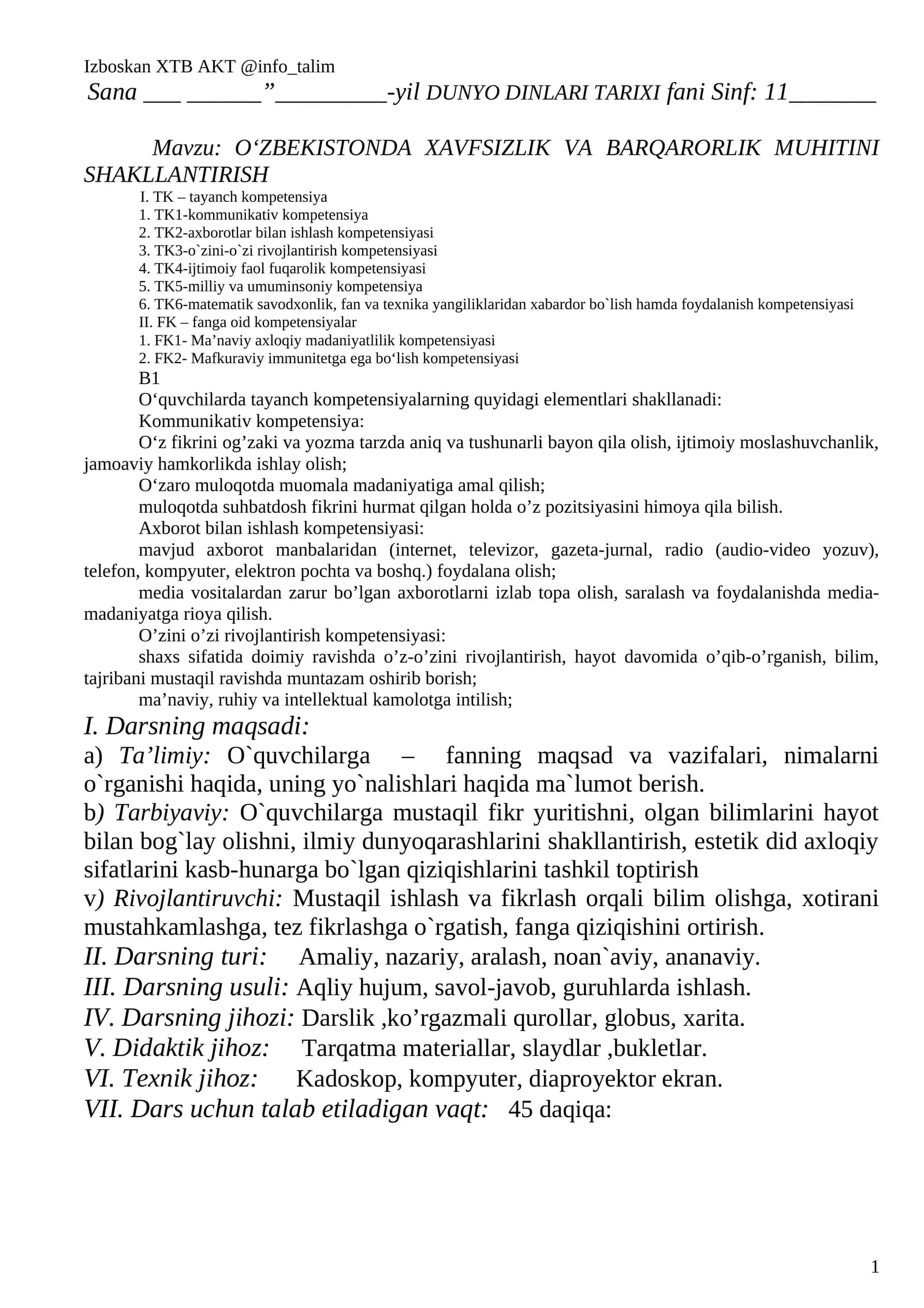 DUNYO DINLARI TARIXI