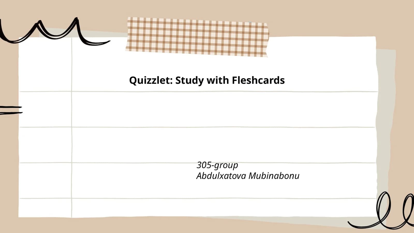 Quizzlet: Study with Fleshcards