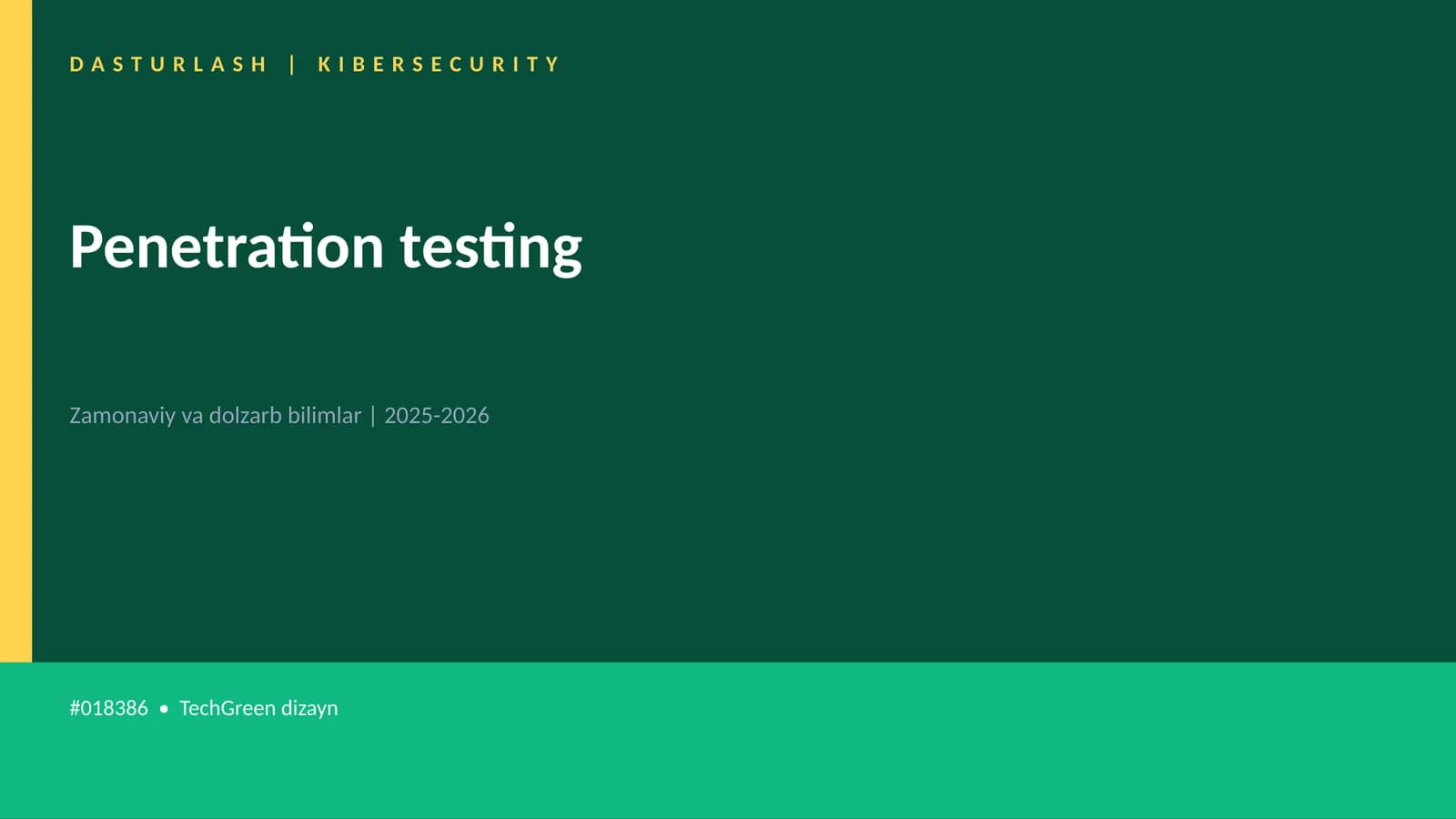 Penetration testing