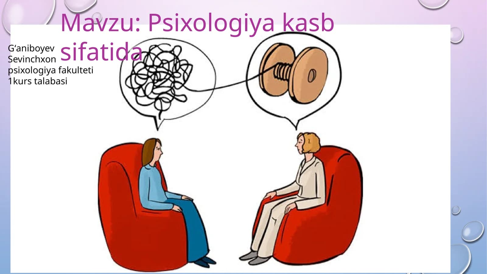Psixologiya kasb sifatida