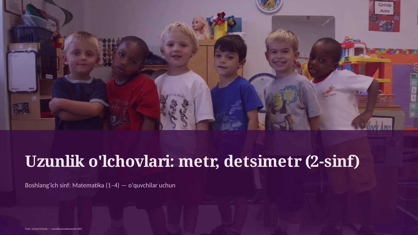 Boshlang'ich sinf: Matematika (1–4) — o'quvchilar uchun