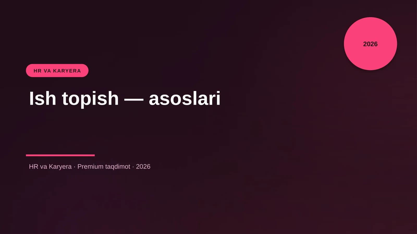 Ish topish — asoslari