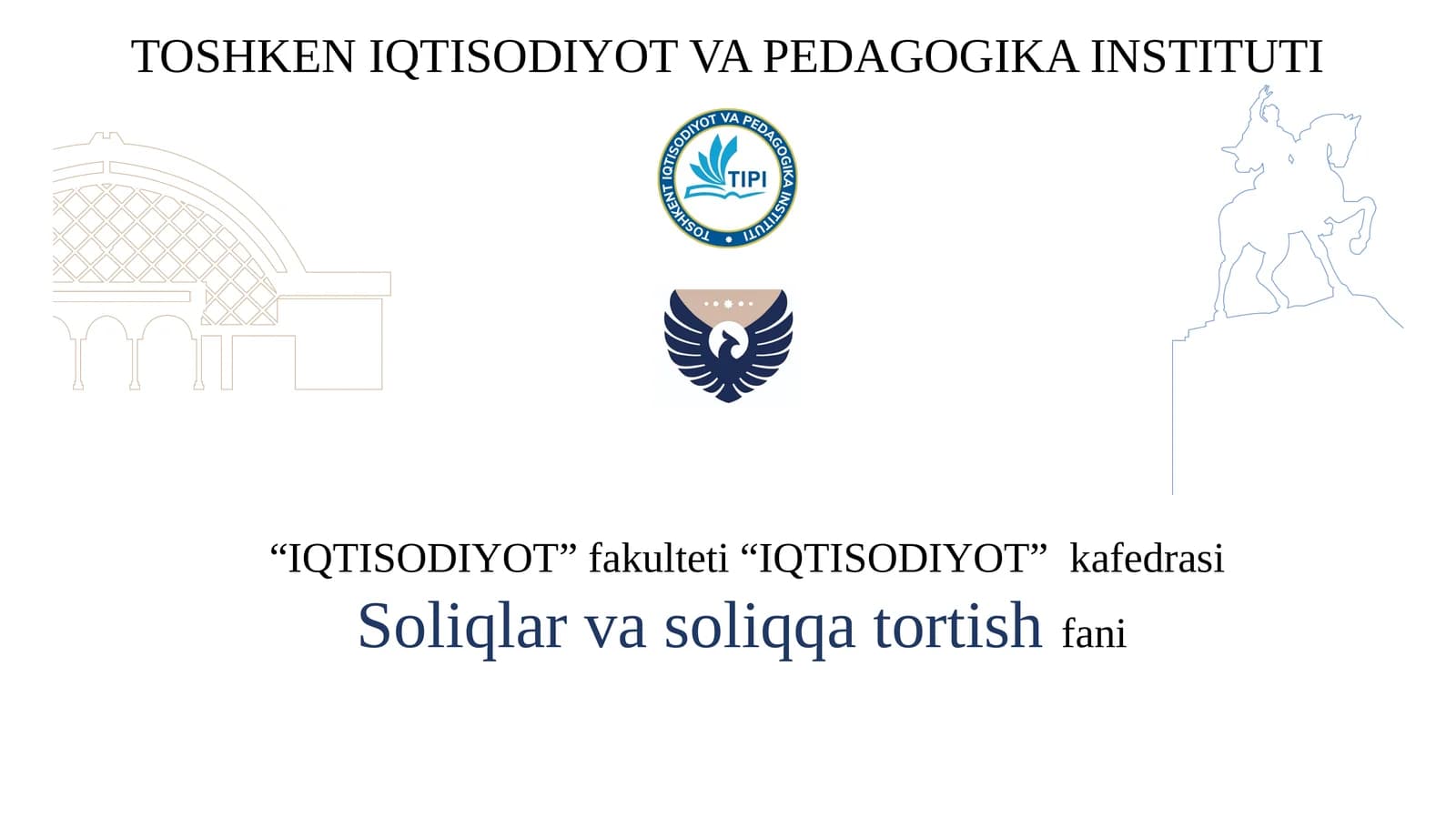 Soliqlar va soliqqa tortish