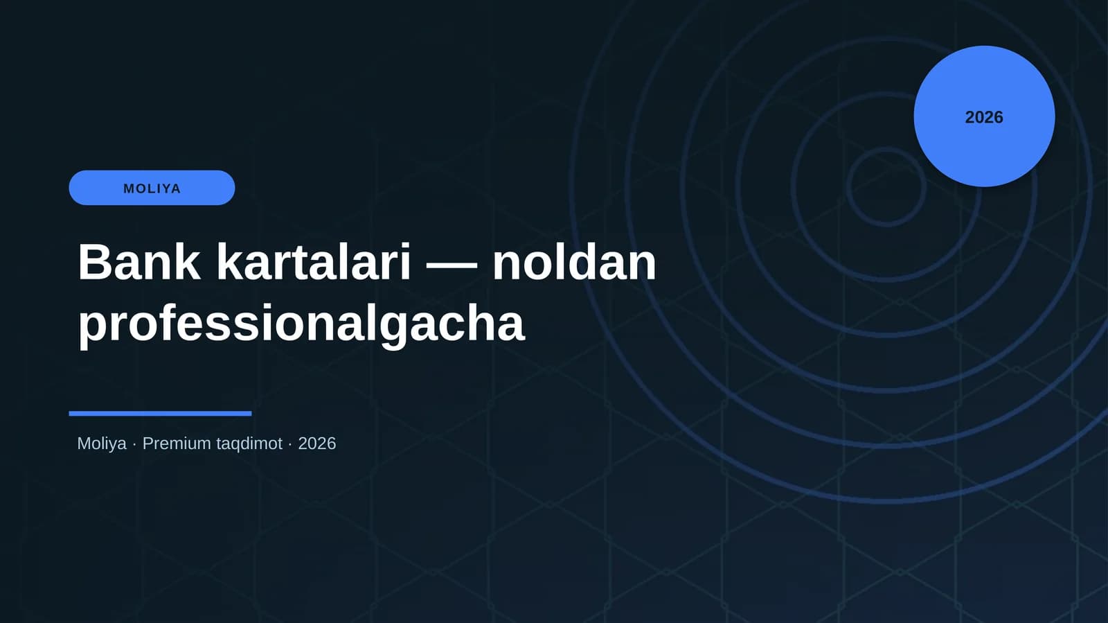 Bank kartalari — noldan professionalgacha