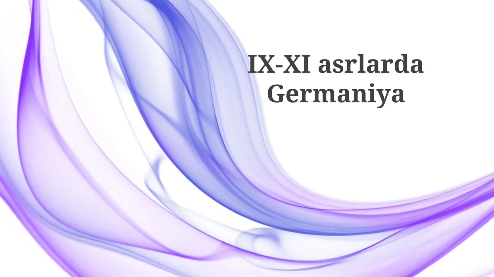 IX-XIasrlardaGermaniya