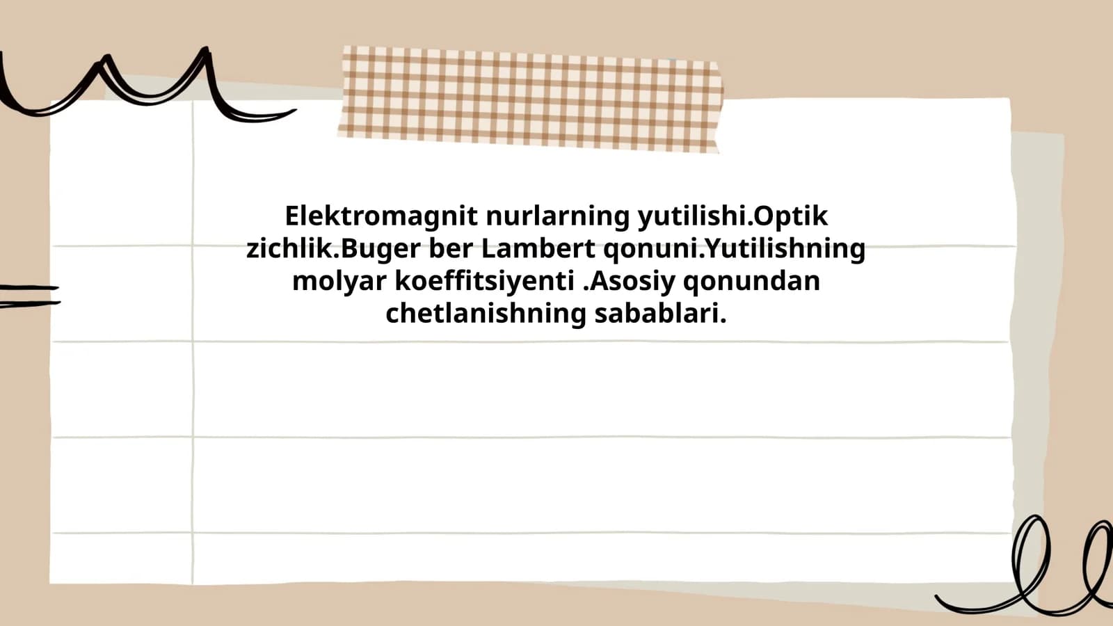 Elektromagnit nurlarning yutilishi