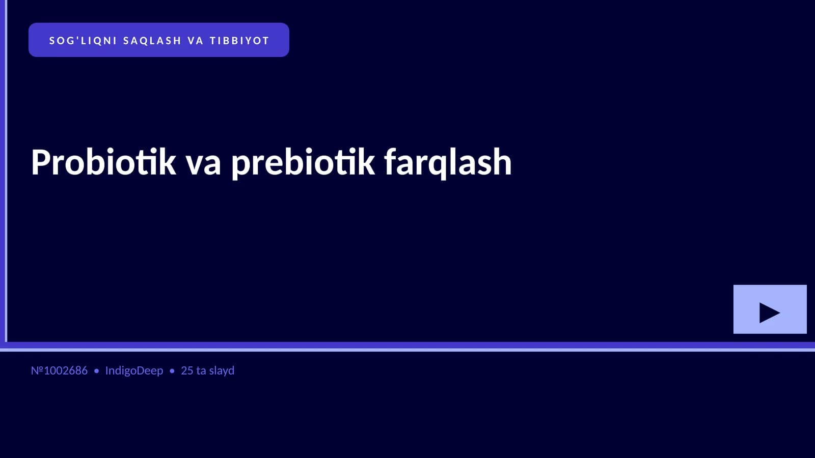 Probiotik va prebiotik farqlash