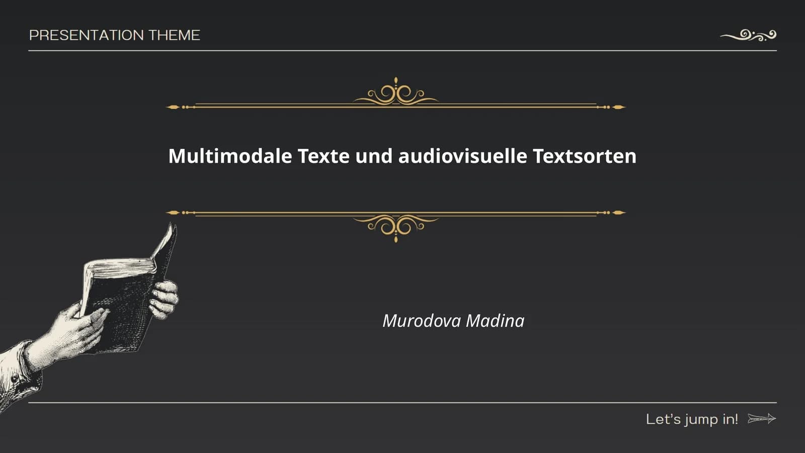 Multimodale Texte und audiovisuelle Textsorten