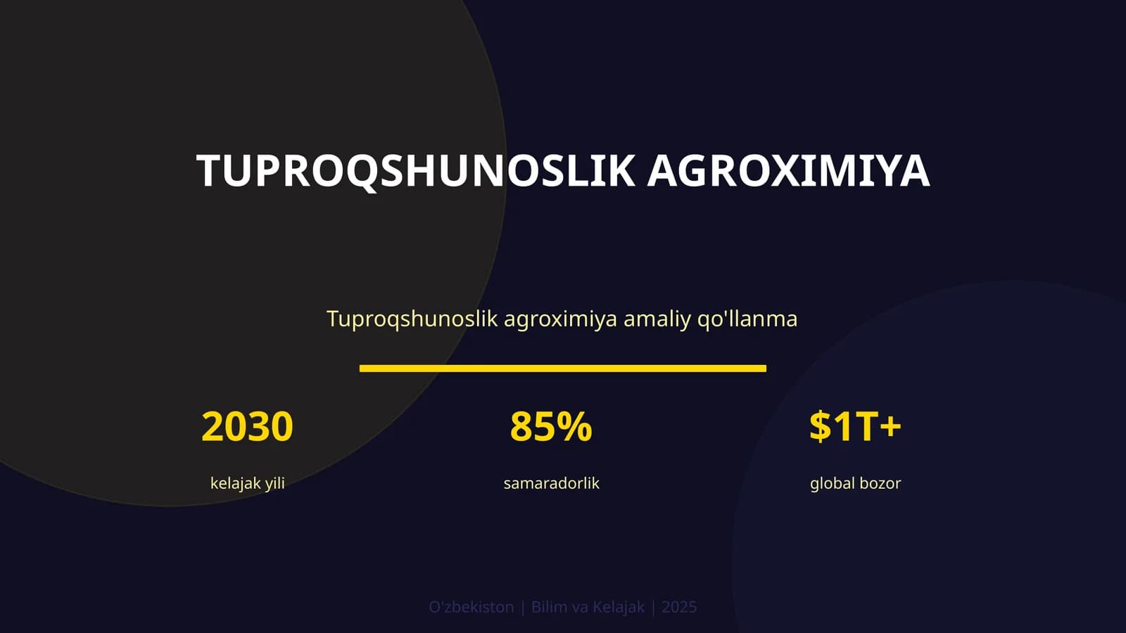 Тупроқшунослик агрохимия