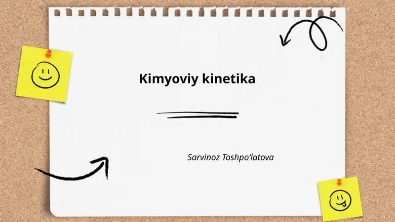 Kimyoviy kinetika
