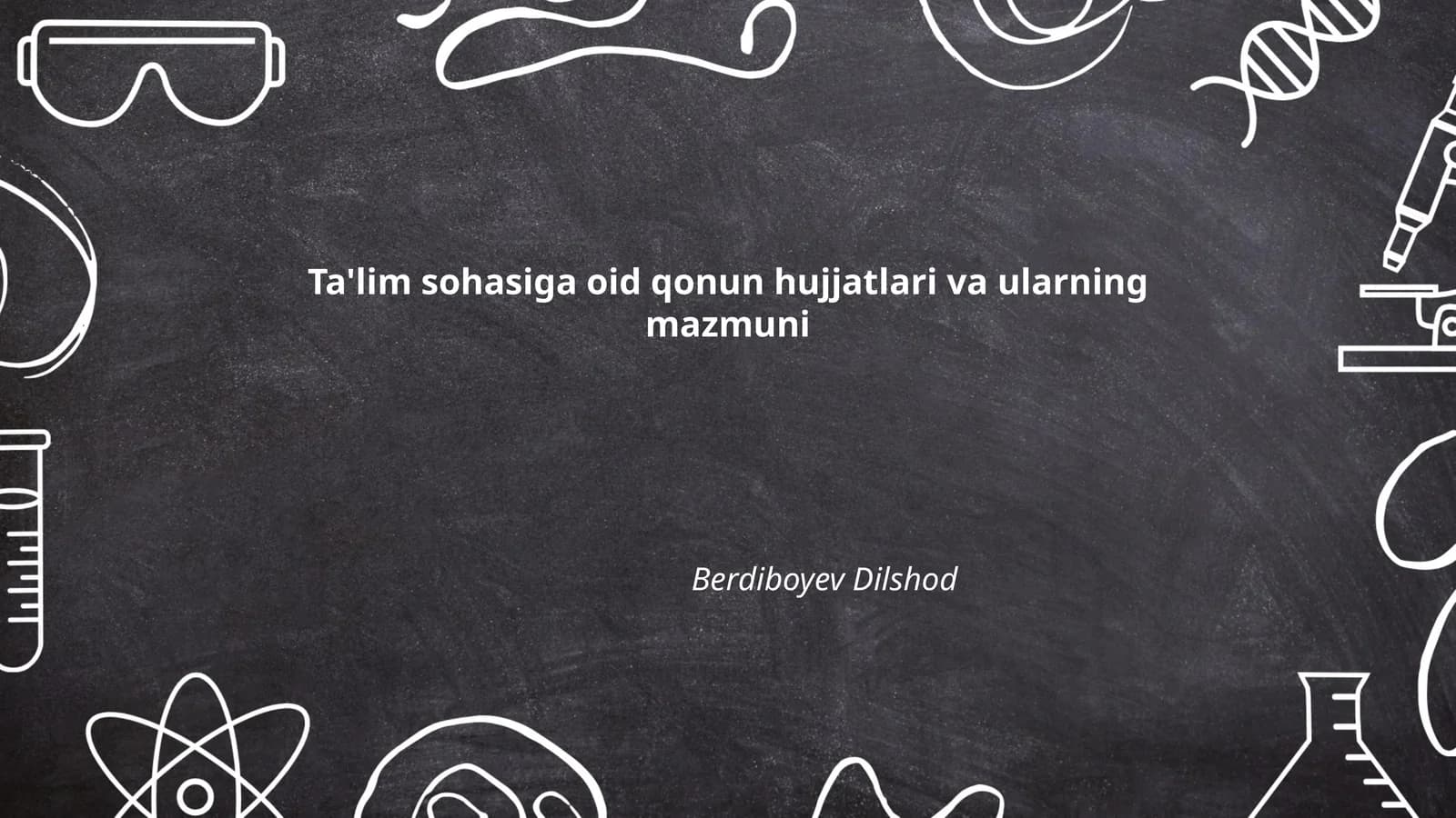 Ta'lim to'g'risidagi qonun