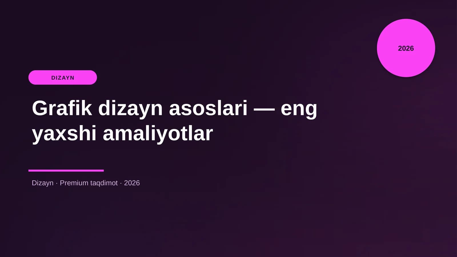 Grafik dizayn asoslari