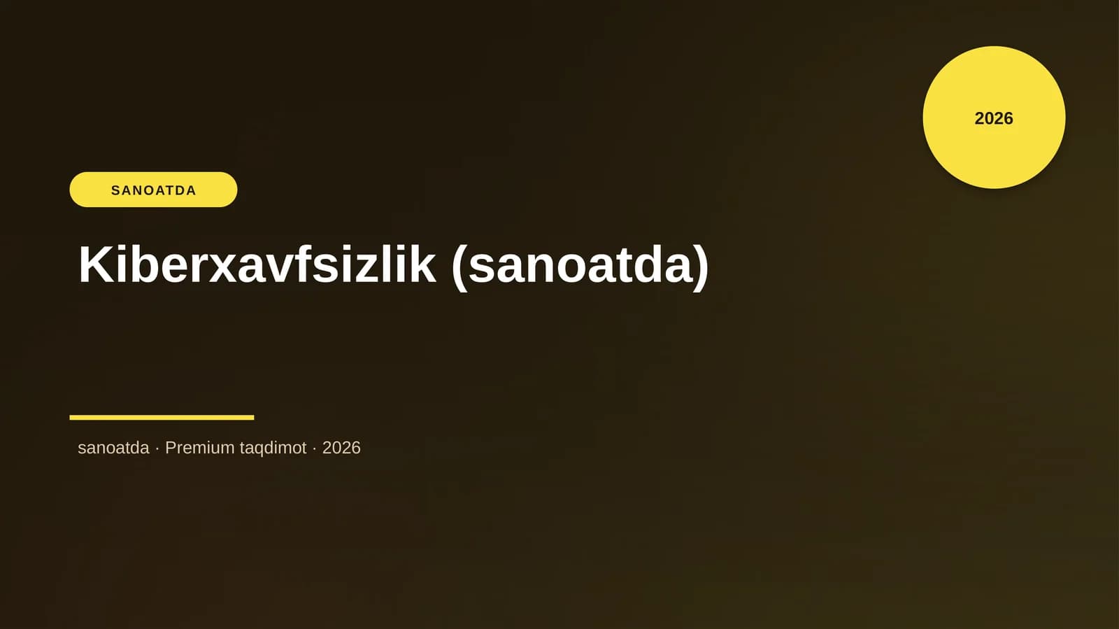 Kiberxavfsizlik (sanoatda)