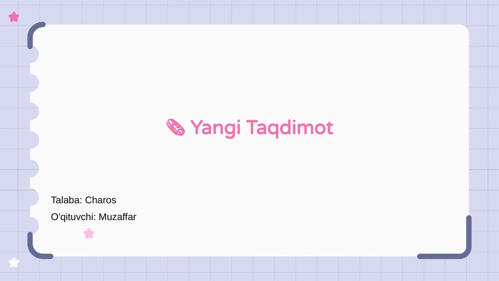 Yangi Taqdimot