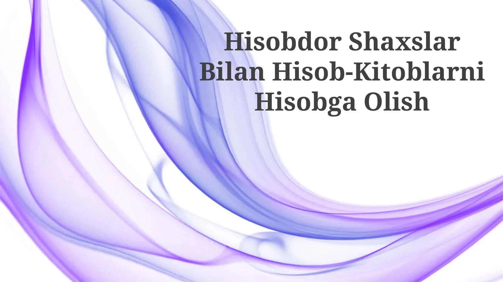 Moliyaviy Hisob