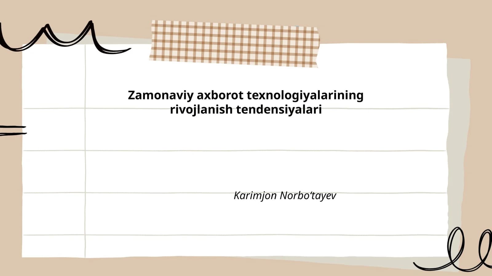 Sun'iy intellekt va uning ilovalari