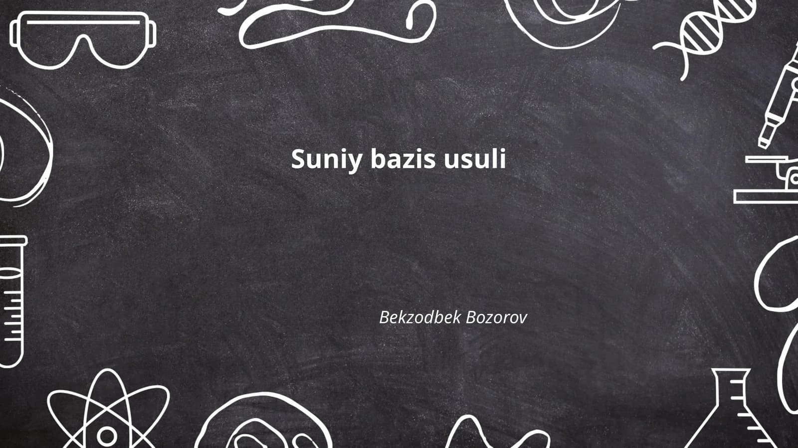 Suniy bazis usuli