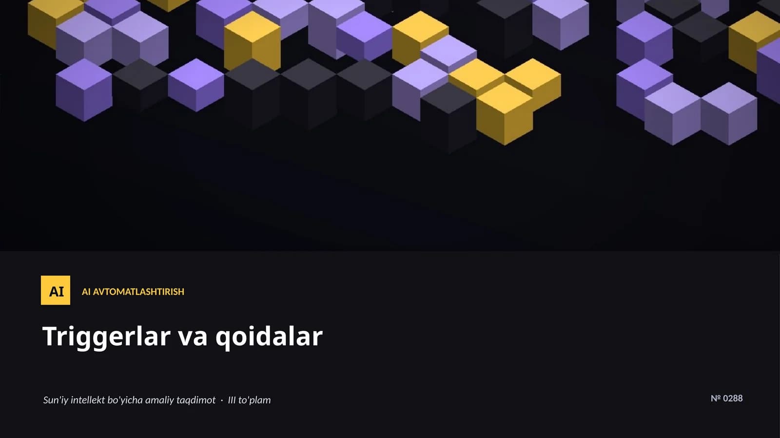 AI AVTOMATLASHTIRISH