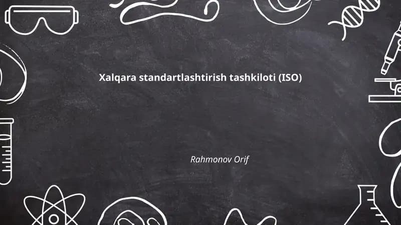 Xalqaro standartlar