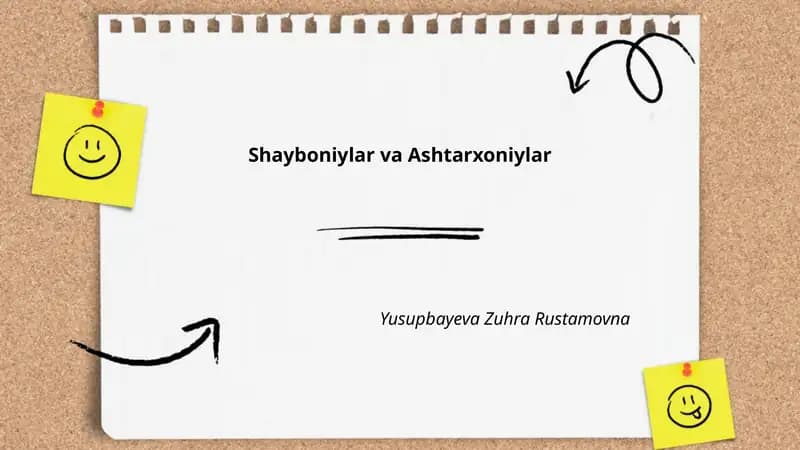 Shayboniylar va Ashtarxoniylar