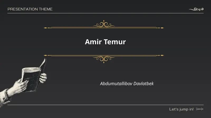 Amir Temurning hayoti