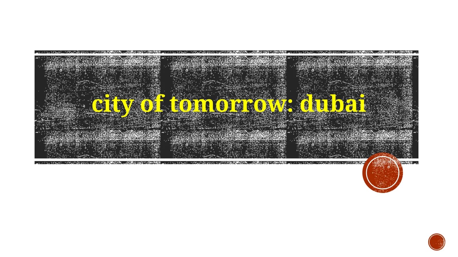 Dubai's Tomorrow: Challenges and Opportunities
