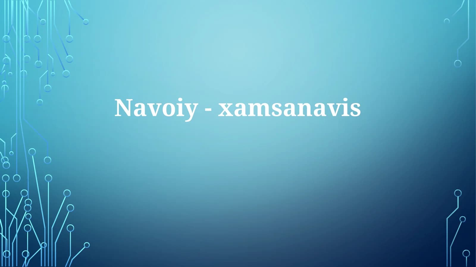 Navoiy-xamsanavis