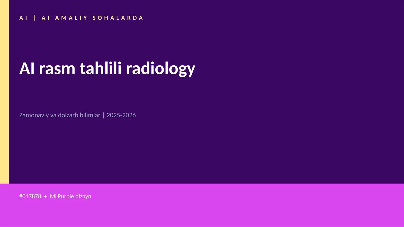 AI rasm tahlili radiology
