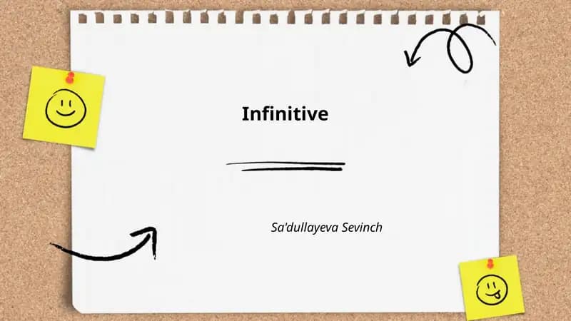 Infinitive
