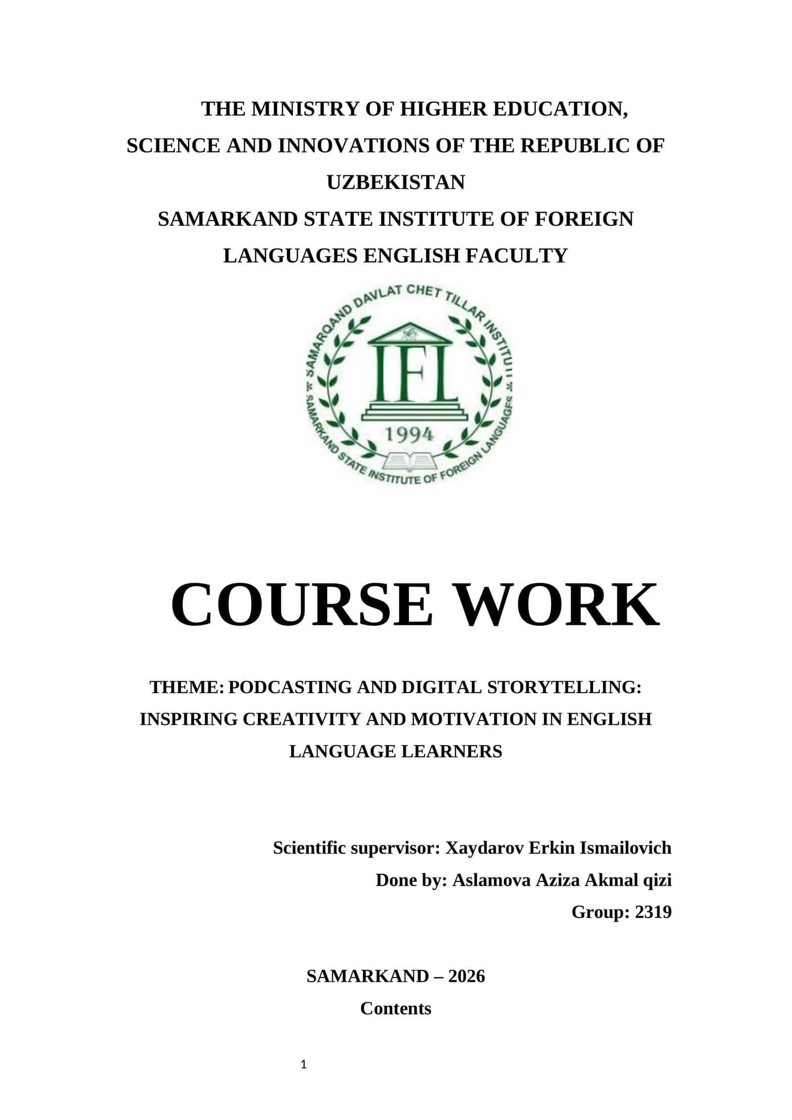Podcasting and Digital Storytelling in Language Learning