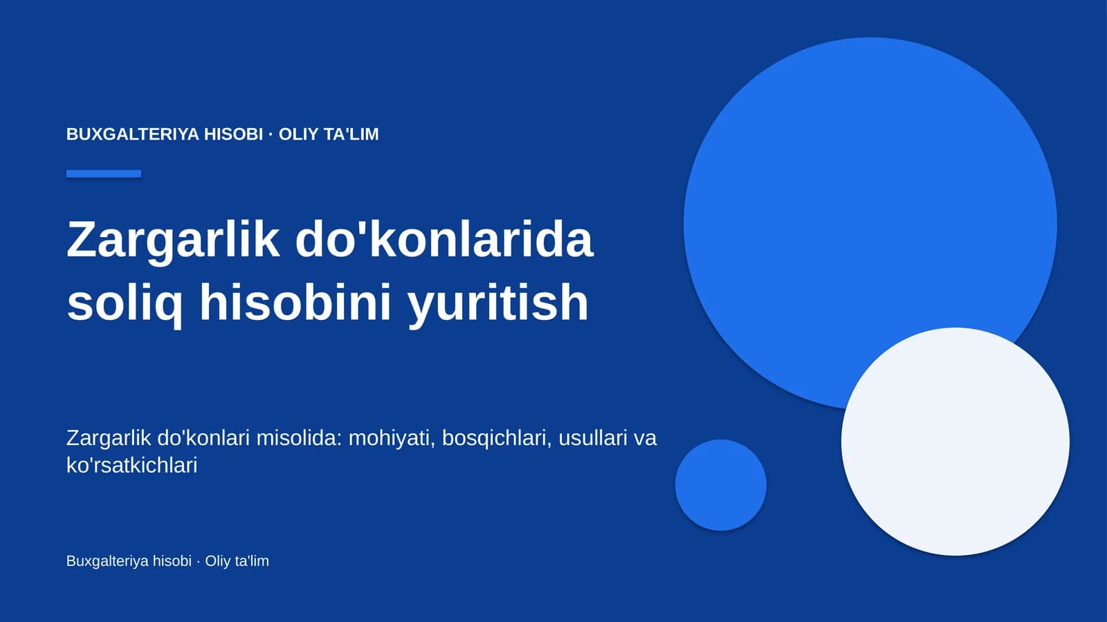 zargarlik do'konlarida soliq hisobini yuritish 5570
