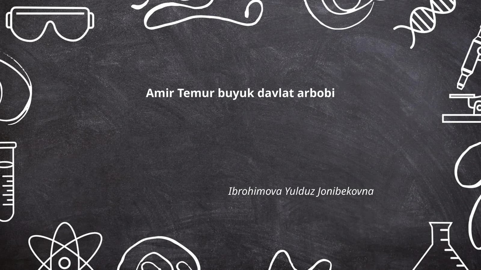 Amir Temur buyuk davlat arbobi