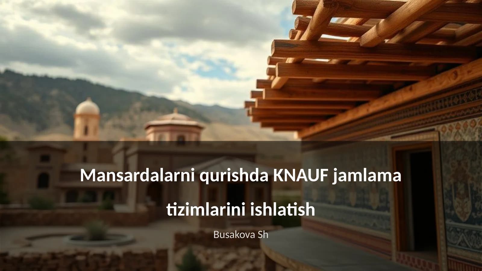 KNAUF jamlama tizimlari