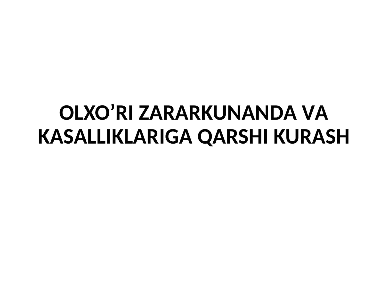 Barglarning shirabitlari