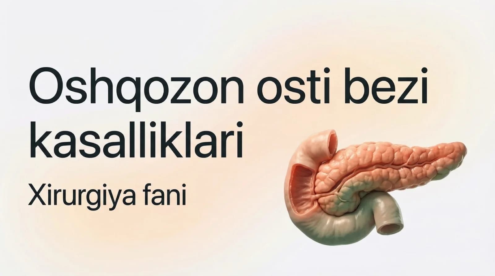 Oshqozon osti bezi Kasalliklari
