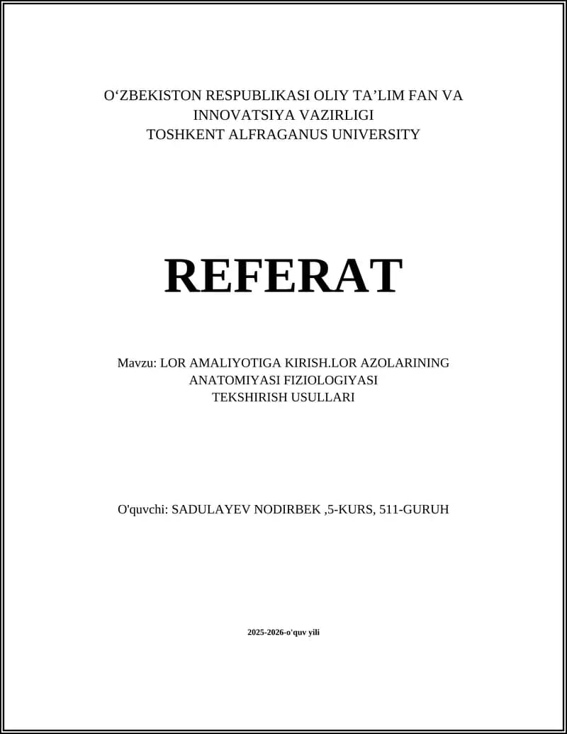 LOR AMALIYOTIGA