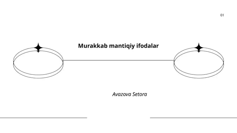 Murakkab mantiqiy ifodalar