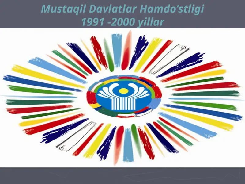 Mustaqil Davlatlar Hamdo’stligi1991 -2000 yillar