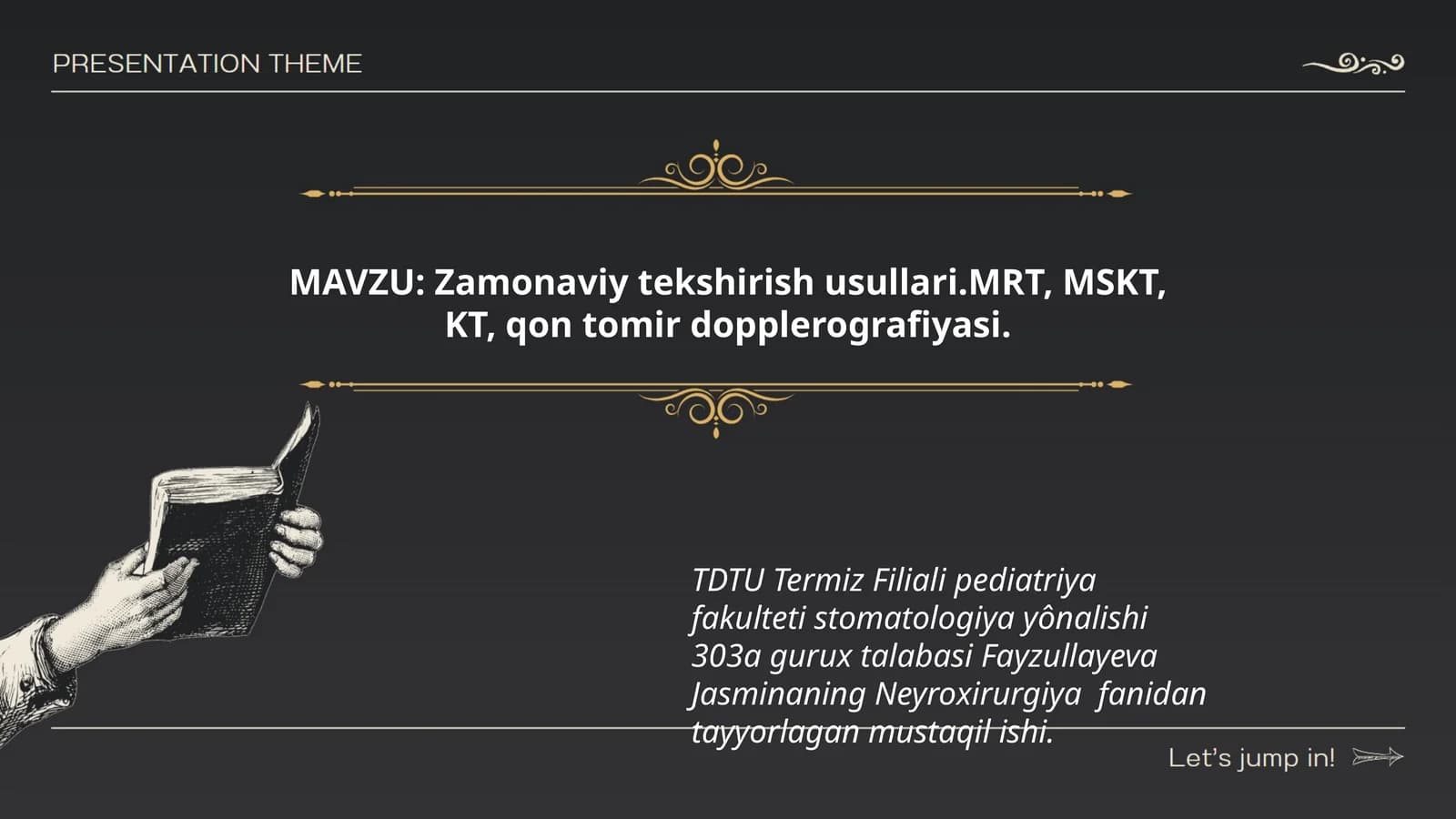 Zamonaviy tekshirish usullari