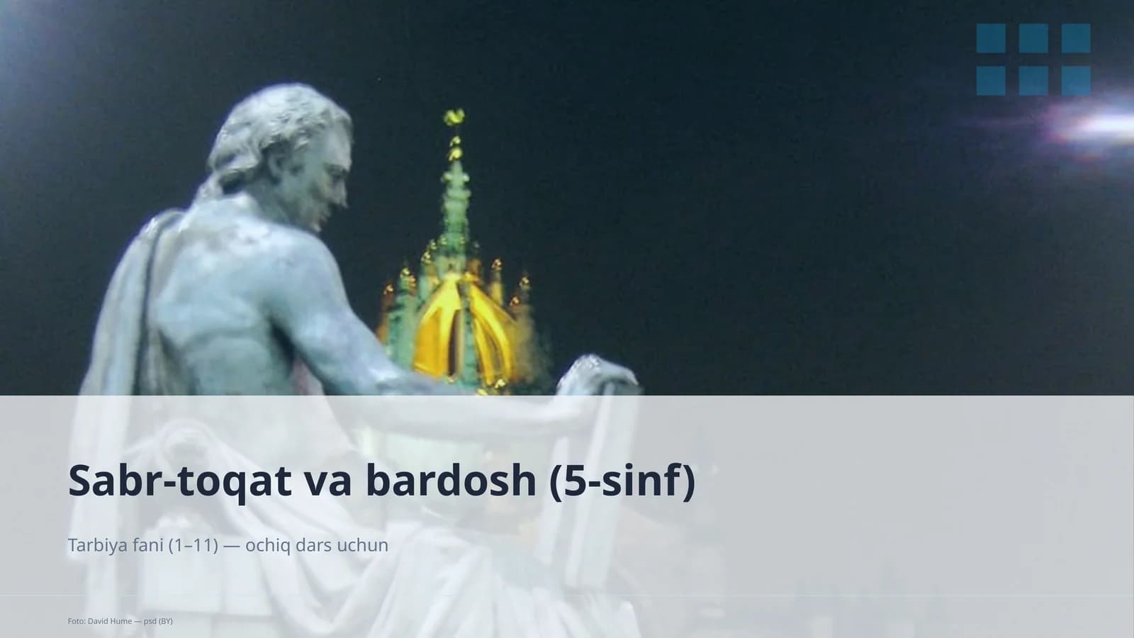 Sabr-toqat va bardosh (5-sinf)