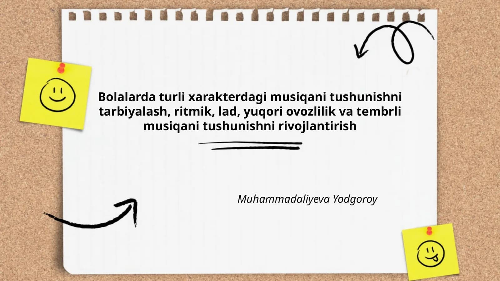 Musiqa tarbiyasining muammolari