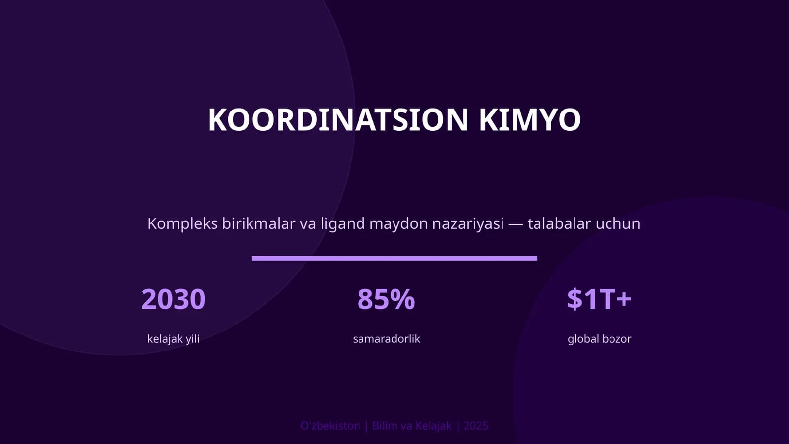 Koordinatsion kimyo